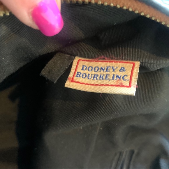 Vintage Dooney & Bourke pebbled leather hobo - Picture 7 of 8